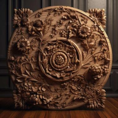 Patterns and decorations stl luxury 2 3d model